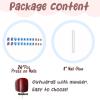 imageBABALAL Round Press on Nails Short Fake Nails Cow Print French Tip Glue on Nails 24Pcs Oval Acrylic Nails for Women and GirlsFNG111star