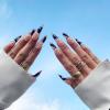 imageBABALAL Round Press on Nails Short Fake Nails Cow Print French Tip Glue on Nails 24Pcs Oval Acrylic Nails for Women and GirlsFNG123brown