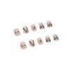 imageBABALAL Short Press on Nails Square False Nails Squoval Nails Glossy Acrylic Nails Pink Fake Nails for Women and Girls