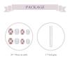imageBABALAL Short Square Press on Nails Cute UV Gel Nails Checkerboard Designer Nails Glossy Fake Fingernails for Women and Girls