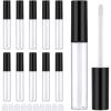 imageBABALAL 10Pcs Lip Gloss Tubes 10ML Empty Lip Balm Bottles Reusable Lipstick Containers with Rubber Inserts for DIY Lip Gloss Cosmetics