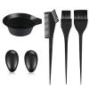 imageBABALAL Hair Coloring Dyeing Kit 5Pcs Color Bowl Brushes Tool Mixing Bowl Kit DIY Salon Hair Dye Tools Hair Professional Hair Dye Tools
