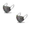 imageBABALAL Rhinestone Mesh Mask for Women Shiny Crystal Masquerade Face Mask Washable Party Nightclub Mouth Covering