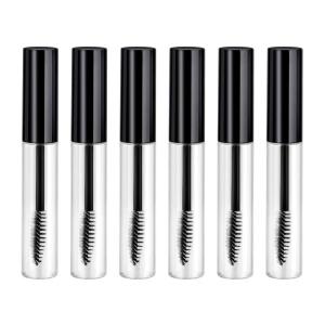 imageBABALAL 6Pcs 10ml Empty Mascara Tube Eyelash Cream Container Bottle with Rubber Inserts for DIY Cosmetics Castor Oil