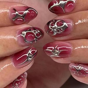 imageBABALAL Heart Press on Nails Medium Square Fake Nails Black White Glue on Nails Romantic Valentine Day Acrylic Nails 24Pcs Cute False Nails Manicure Stick on Nails Squoval Glossy Artificial NailsANTA104