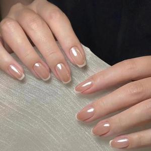 imageBABALAL Press on Nails Medium Square Fake Nails Yellow French Tip Glue on Nails Flower Coquette Acrylic Nails Summer False Nails Art Design 24Pcs Squoval Manicure Stick on Nails for Women GirlsBNI03