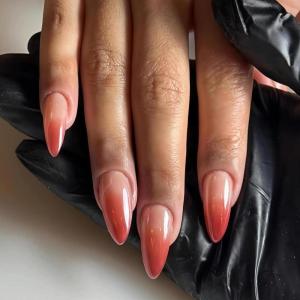 imageBABALAL Purple Press on Nails Medium Almond Fake Nails Ombre Nails Glue on Acrylic Nails French Tip Stick on Nails Supplies Y2k Star Nails 24Pcs Stiletto Full Cover False Nails for Women GirlsBNJ01chrome