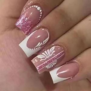 imageBABALAL Purple Press on Nails Short Square Fake Nails Cat Eye Glue on Nails Golden Glitter Shiny Acrylic Nails 24Pcs Squoval Manicure Artificial DIY False Nails for Women and GirlsFNU112pink