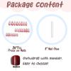 imageBABALAL Blue Press on Nails Medium Almond Fake Nails Sliver Chrome Bow Glue on Nails 3d Heart Charm Acrylic Nails Y2k Rhinestone Glitter Stick on False Nails 24Pcs Stiletto Nails Press onFNW05
