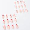 imageBABALAL Blue Press on Nails Medium Almond Fake Nails Sliver Chrome Bow Glue on Nails 3d Heart Charm Acrylic Nails Y2k Rhinestone Glitter Stick on False Nails 24Pcs Stiletto Nails Press onFNW11