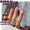 imageBABALAL Blue Press on Nails Medium Almond Fake Nails Sliver Chrome Bow Glue on Nails 3d Heart Charm Acrylic Nails Y2k Rhinestone Glitter Stick on False Nails 24Pcs Stiletto Nails Press onFNW14