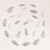 imageBABALAL Blue Press on Nails Medium Almond Fake Nails Sliver Chrome Bow Glue on Nails 3d Heart Charm Acrylic Nails Y2k Rhinestone Glitter Stick on False Nails 24Pcs Stiletto Nails Press onFNW12bow
