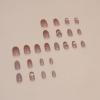 imageBABALAL Blue Press on Nails Medium Almond Fake Nails Sliver Chrome Bow Glue on Nails 3d Heart Charm Acrylic Nails Y2k Rhinestone Glitter Stick on False Nails 24Pcs Stiletto Nails Press onFNW10cateye