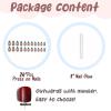 imageBABALAL Blue Press on Nails Medium Almond Fake Nails Sliver Chrome Bow Glue on Nails 3d Heart Charm Acrylic Nails Y2k Rhinestone Glitter Stick on False Nails 24Pcs Stiletto Nails Press onFNW20