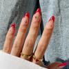 imageBABALAL French Tip Press On Nails  Medium Almond White 3D Bow Glossy Stiletto 24pcs for Women ampamp GirlsFNW14