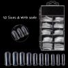 imageBABALAL Nail Extension Kit Poly Gel Nail Extension Tools Set 100pcs Nail Form Molds with 10pcs Nail Clips and 5pcs Acrylic Nail Brushes for Home Salon Use