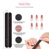 imageBABALAL Nail Manicure Set and Buffer Tools 10 in 1 Stainless Steel Nail Kit Pedicure Tools Nail Clippers Nail Files and Buffers Dust Brush Sponge Separator for Nail Care
