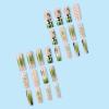 imageBABALAL Square Press on Nails Long Fake Nails Blue French Tip Glue on Nails Glitter Shiny Heart Design Acrylic Nails 24Pcs Squoval Manicure Artificial False Nails for Women and GirlsFNO15green