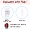 imageBABALAL Square Press on Nails Long Fake Nails Blue French Tip Glue on Nails Glitter Shiny Heart Design Acrylic Nails 24Pcs Squoval Manicure Artificial False Nails for Women and GirlsFNO10golden