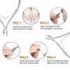 imageCuticle Trimmer Cuticles Pusher Cutter Nail Polish Remover Scissor Professional Cuticle Nipper and Cuticle Pusher Manicure Pedicure Tools for Prune Dead Skin Fingernails and Toenails