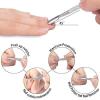 imageCuticle Trimmer Cuticles Pusher Cutter Nail Polish Remover Scissor Professional Cuticle Nipper and Cuticle Pusher Manicure Pedicure Tools for Prune Dead Skin Fingernails and Toenails