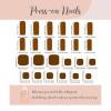 imageBABALAL 48Pcs Square Nails press on Short ampamp Press on Toenails Set Glossy Glue on Pink Fake Nails French Tip Acrylic Kit Summer False Toe Nail with Design Glossy KitANht105