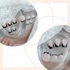 imageBABALAL 48Pcs Square Nails press on Short ampamp Press on Toenails Set Glossy Glue on Pink Fake Nails French Tip Acrylic Kit Summer False Toe Nail with Design Glossy KitANht107