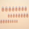 imageBABALAL Press on Nails Almond Fake Nails Medium Glue on Cheetah Print Y2k 3d Texture Cherry Handmade French Tip Acrylic False Nails 24Pcs Stiletto Full Cover Handmade Nails for Women GirlsBNP13