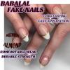 imageBABALAL Press on Nails Almond Fake Nails Medium Glue on Cheetah Print Y2k 3d Texture Cherry Handmade French Tip Acrylic False Nails 24Pcs Stiletto Full Cover Handmade Nails for Women GirlsBNP14