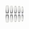 imageBABALAL Press on Nails Medium Coffin Fake Nails Black Gothic Glue ons Cute Heart Anime Charm Design Acrylic Nails 24Pcs Luxury Bling Ballerina Manicure DIY Goth False Nails for Women GirlsBNL13
