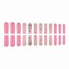 imageBABALAL Press on Nails Medium Coffin Fake Nails Black Gothic Glue ons Cute Heart Anime Charm Design Acrylic Nails 24Pcs Luxury Bling Ballerina Manicure DIY Goth False Nails for Women GirlsBNL07pink