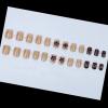 imageBABALAL Press on Nails Short Square Fake Nails Supplies Black Glue ons Flower Acrylic Nails 24Pcs Squoval Manicure Full Cover Nails for Women Girls Artificial NailsBNI06