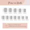 imageBABALAL Press on Nails Short Square Fake Nails Supplies Black Glue ons Flower Acrylic Nails 24Pcs Squoval Manicure Full Cover Nails for Women Girls Artificial NailsBNI07