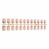 imageBABALAL Press on Nails Short Square Fake Nails Supplies Black Glue ons Flower Acrylic Nails 24Pcs Squoval Manicure Full Cover Nails for Women Girls Artificial NailsBNI21gold