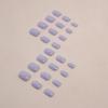 imageBABALAL Fall Press on Nails Medium Square Fake Nails Brown Leaf Glue on Nails Green Glossy Manicure Squoval 24Pcs Acrylic Nails for Women and GirlsBfnq113