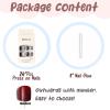 imageBABALAL Fall Press on Nails Medium Square Fake Nails Brown Leaf Glue on Nails Green Glossy Manicure Squoval 24Pcs Acrylic Nails for Women and GirlsBfnq120