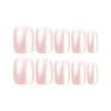 imageBABALAL Fall Press on Nails Medium Square Fake Nails Brown Leaf Glue on Nails Green Glossy Manicure Squoval 24Pcs Acrylic Nails for Women and GirlsBfnq122