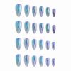 imageBABALAL Press on Nails Almond Fake Nails Medium Glue ons Brown Flower Design Fall Acrylic False Nails 24Pcs Glossy Stiletto Fall Supplies Full Cover Artificial Nails for Women GirlsBNKA18