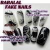 imageBABALAL Square Press on Nails Medium Fake Nails Pink Leopard French Tip Glue on Nails Y2K Artificial Nails 3d Flower Handmade Acrylic Nails with Charm 24Pcs Squoval Full Cover Nails for Women GirlsBNO02