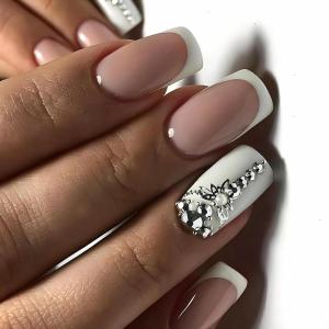 imageBABALAL Fall Press on Nails Medium Square Fake Nails Brown Leaf Glue on Nails Green Glossy Manicure Squoval 24Pcs Acrylic Nails for Women and GirlsBfnq123