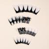imageBABALAL Coffin Press on Nails Long Fake Nails White French Tip Glue on Nails 3D Flower Butterfly Rhinestone Design Glossy Acrylic Nails 24Pcs Ballerina Stick on Nails for Women and GirlsBBFNH16gothic