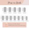 imageBABALAL Coffin Press on Nails Long Fake Nails White French Tip Glue on Nails 3D Flower Butterfly Rhinestone Design Glossy Acrylic Nails 24Pcs Ballerina Stick on Nails for Women and GirlsBBFNH16gothic