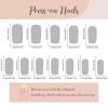 imageBABALAL Coffin Press on Nails Long Fake Nails White French Tip Glue on Nails 3D Flower Butterfly Rhinestone Design Glossy Acrylic Nails 24Pcs Ballerina Stick on Nails for Women and GirlsBBFNH20black