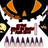 imageBABALAL Short Oval Press on Nails Black Bling Fake Nails Spider Web Glue on 24Pcs Round Goth Stick on Halloween False Nails Press onANHA203
