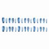 imageBABALAL Press on Nails Long Square Fake Nails Black French Tip Glue ons with Bow Charm Rhinestone Shiny Supplies 24Pcs Manicure Full Cover Acrylic False NailsO106