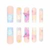 imageBABALAL Press on Nails Long Square Fake Nails Black French Tip Glue ons with Bow Charm Rhinestone Shiny Supplies 24Pcs Manicure Full Cover Acrylic False NailsO09butterfly
