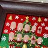 imageBABALA Christmas Press on False Nails Short Square 24Pcs Festive Red Gift Santa Hat Fake Nails Reusable French Tip Glueon Acrylic for Women Holiday Party Cute Xmas Artificial Nails Set