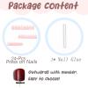 imageBABALAL Gothic Press on Nails Black Red Fake Nails  Almond Medium Acrylic 24Pcs Glossy Manicure Full Cover False NailsFNZ03cloud