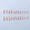 imageBABALAL Gothic Press on Nails Black Red Fake Nails  Almond Medium Acrylic 24Pcs Glossy Manicure Full Cover False NailsFNZ10flower