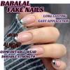 imageBABALAL Polka Dot Press On Nails 24Pcs Reusable Fake Nails  Medium Almond Pink French Tip 3D Bow Charm with Rhinestone 24Pcs Glossy Trendy Acrylic False Nails for Women GirlsANI09